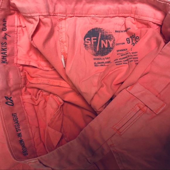 π Khakis by GAP broken-in straight - Picture 3 of 5